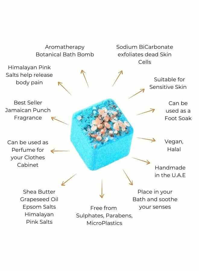 THE SKIN CONCEPT The Skin Concept Fizzy Bath Bomb - Galactic - Handmade, Vegan